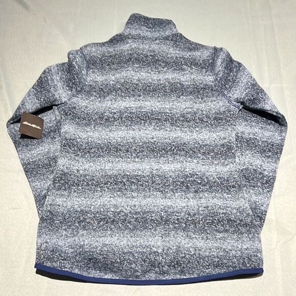Eddie Bauer Blue Ombré Knit Jacket Size M D28 - Picture 6 of 6